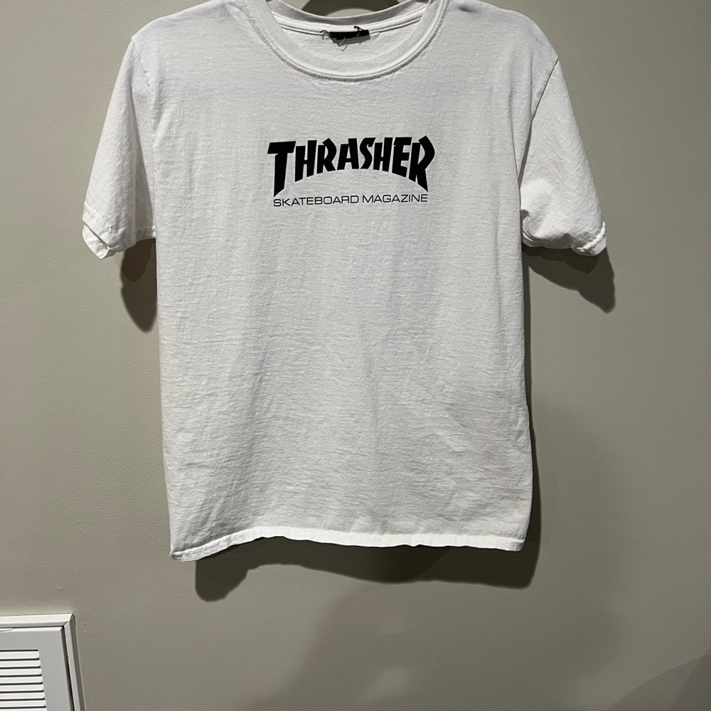 Thrasher White Short Sleeve Tee